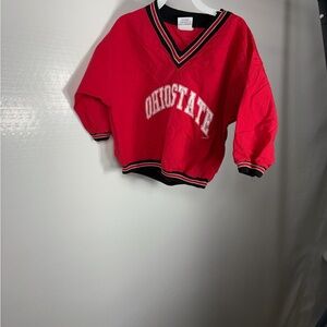 Ohio State Kids Red V-Neck Sweatshirt Pullover 283